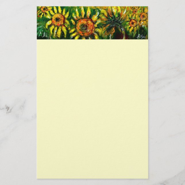 Papeterie SOUFFRES ET CAMPAGNE EN TOSCANE, crème (Devant)
