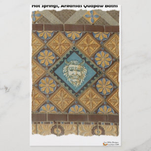 Papeterie Sources d'eau chaude, AR Quapaw Dome Tiles Cadeaux