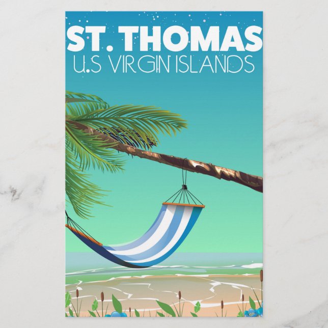 Papeterie St Thomas Îles Vierges américaines. (Devant)