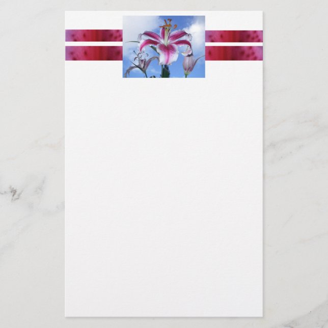 Papeterie Stargazer Lily (Devant)