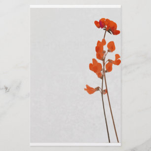Papeterie Statiery red flowers