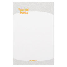 Station Yogastudio papier à lettres