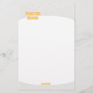 Papeterie Station Yogastudio papier à lettres