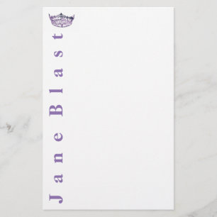 Papeterie Stationery de style Amérique de style Couronne vio