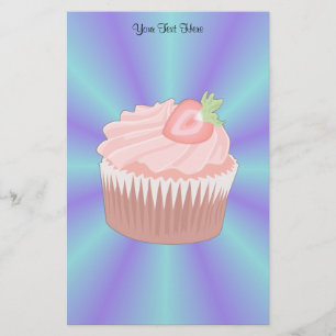 Papeterie Stationique Cupcake fraise