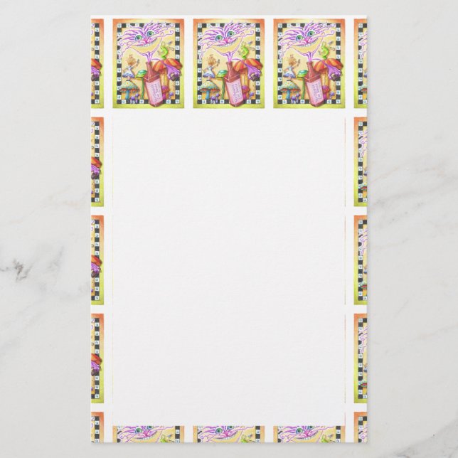 Papeterie STATIONNAIRE - LE CHAT WorCHESHIRE (Devant)