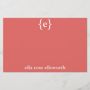 Papeterie Stationnaire personnalisé simple