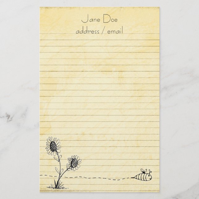 Papeterie Stationniste personnalisée (Devant)