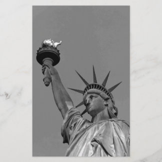 Papeterie Statue de la Liberté noir et blanc New York