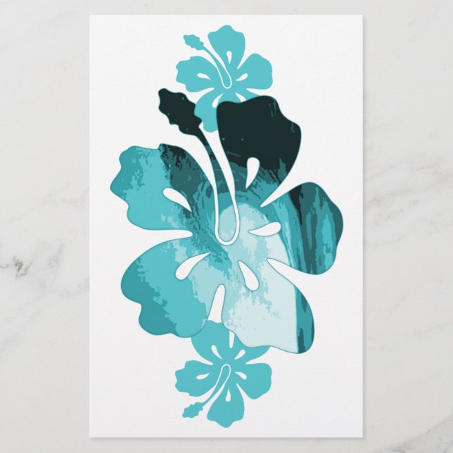 Papeterie Style surf Hibiscus (Devant)
