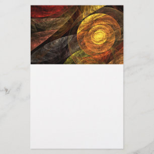 Papeterie Sun Flower Floral Moderne Art Motif Abstrait