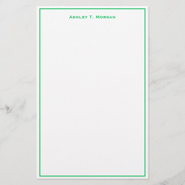 Papeterie Super Simplicité Emerald White do-it-yourself cadr (Devant)