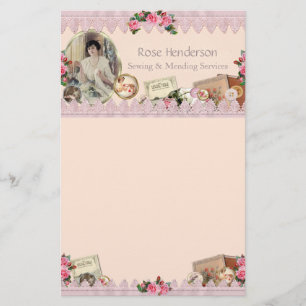 Papeterie Superbe Couture Vintage rose Dusty