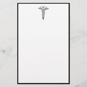 Papeterie Symbole Médicale de Caduceus