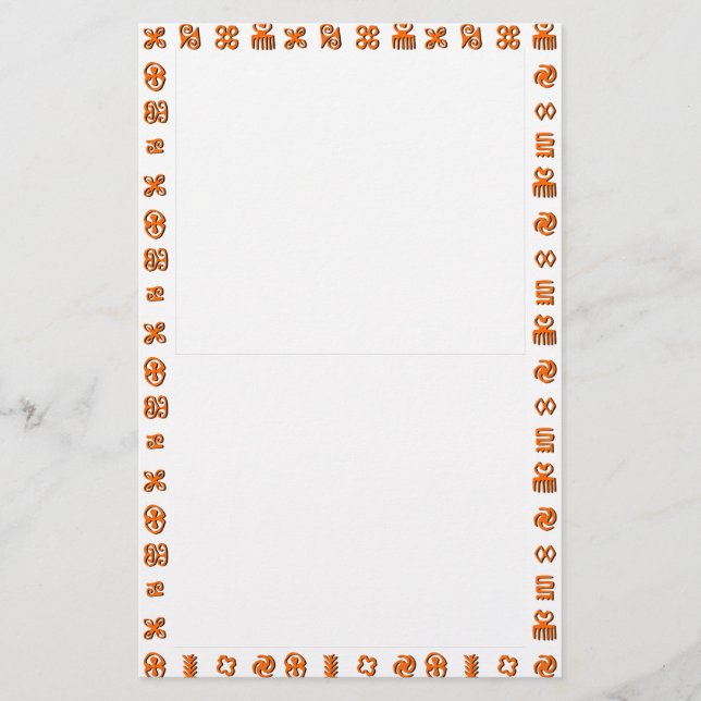 Papeterie Symboles africains Adinkra (Devant)