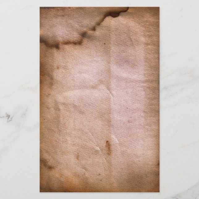 Papeterie tachée d'eau foncée (Devant)