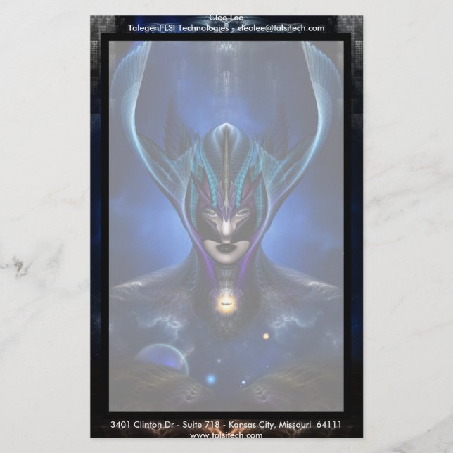 Papeterie Taidushan Sai Shadow Blue Stationery (Devant)