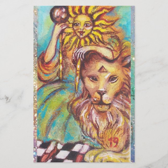 PAPETERIE TAROTS DES OMBRES PERDUES / LE SOLEIL (Devant)