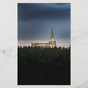 Papeterie temple mormon oquirrh montagne utah lds