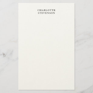 Papeterie Tendance Professionnel Blanc Simple Minimaliste