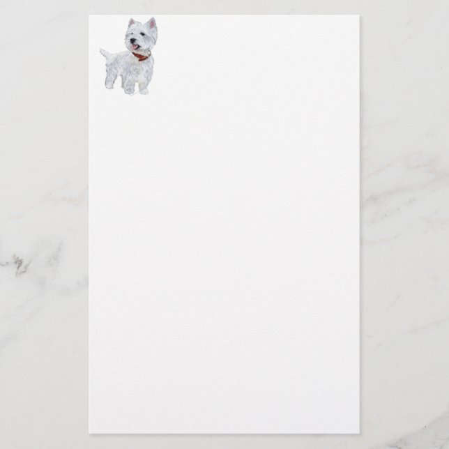 Papeterie Terrier West Highland White (Devant)
