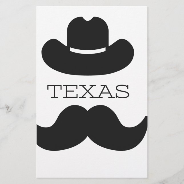 Papeterie Texas en blanc (Devant)