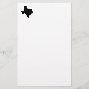 Papeterie Texas en noir et blanc