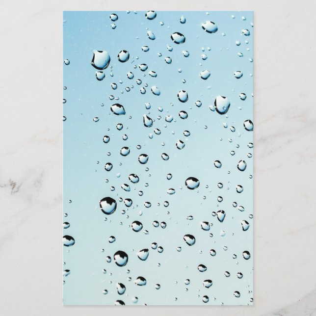 Papeterie Texture Raindrops (Devant)