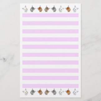 Papeterie The letter paper of the cats