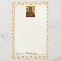 Theotokos et Christ enfant chrétien orthodoxe