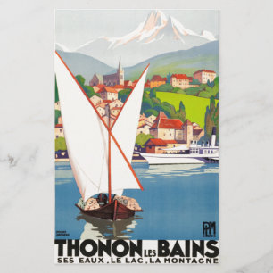 Papeterie Thonon Les Bains Français Travel Europe