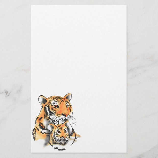 Papeterie Tigress and Cub (Devant)