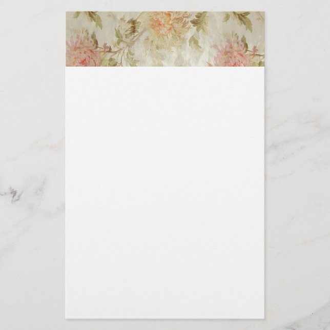 Papeterie Toile floral français antique (Devant)