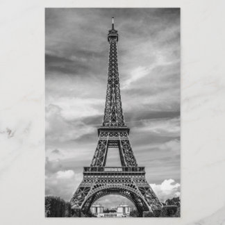 Papeterie Tour Eiffel noir et blanc Paris France