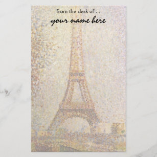 Papeterie Tour Eiffel par Georges Seurat, beaux-arts