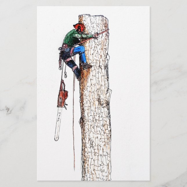Papeterie Tree Surgeon Arborist (Devant)
