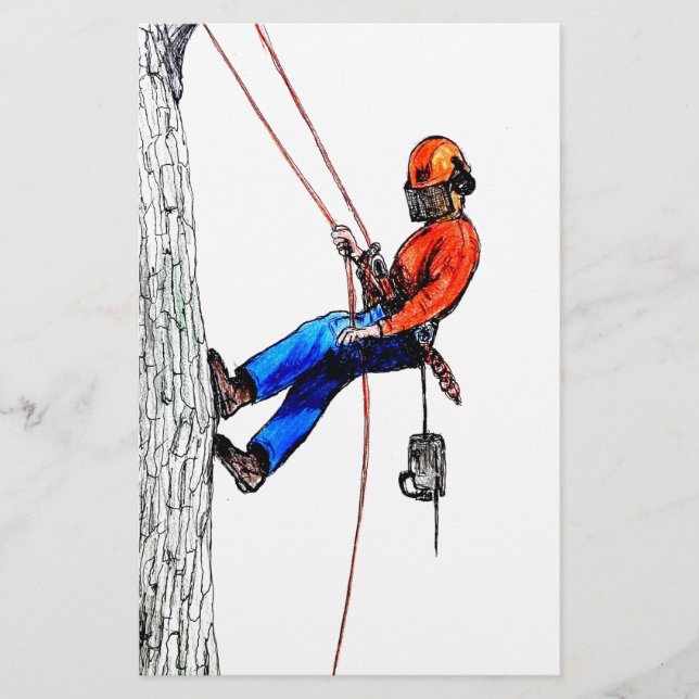 Papeterie Tree Surgeon Arborist (Devant)