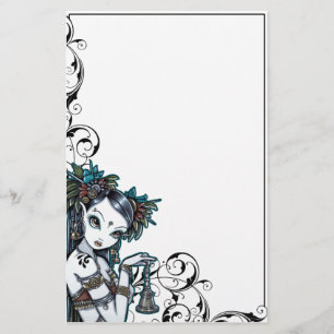 Papeterie tribale d'art de danseur de fusion de