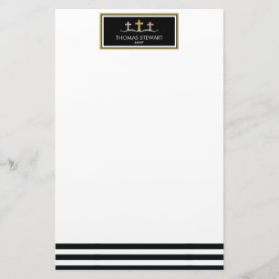 Papeterie Trio de Foil Cross