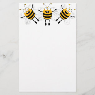 Papeterie Trois abeilles caricaturales