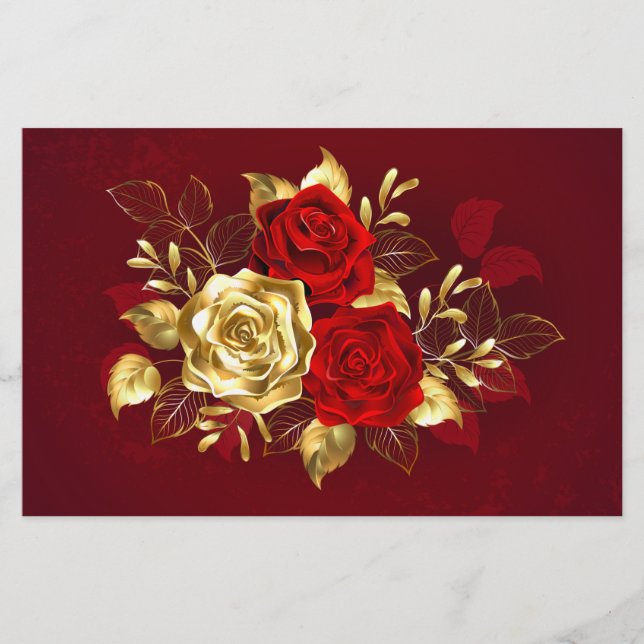 Papeterie Trois Roses de bijoux (Devant)