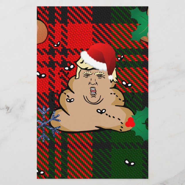Papeterie trump à la décharge de noël (Devant)