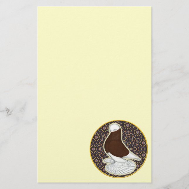 Papeterie Tumbler Pigeon Circle (Devant)