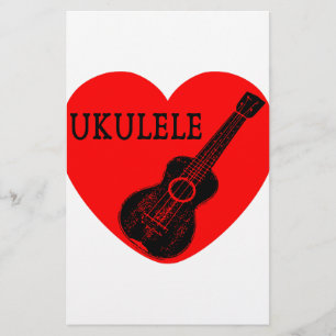 Papeterie Ukulele Love