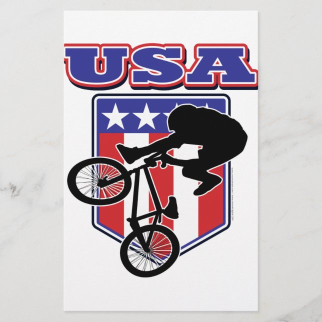 Papeterie USA BMX Biker (Devant)