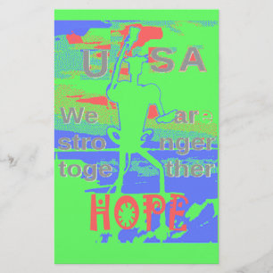 Papeterie USA Hope : Neon Lemon & Orange Art