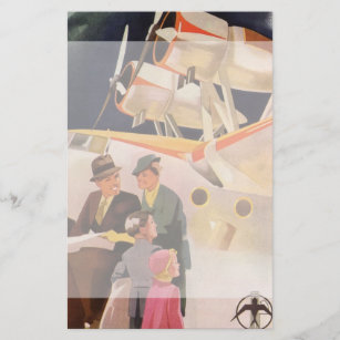 Papeterie Vacances vintages en famille Via Seaplane avec hél