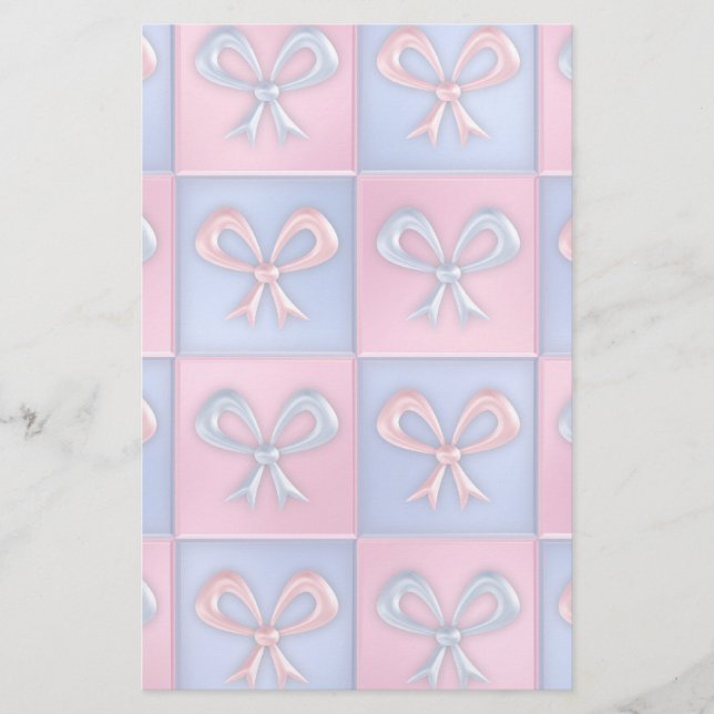 Papeterie Vaches roses et bleues (Devant)