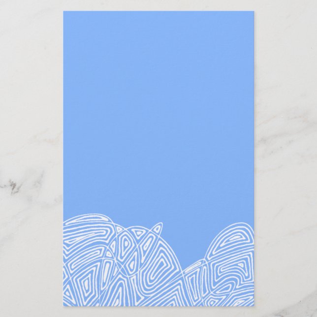 Papeterie Vagues bleues (Devant)