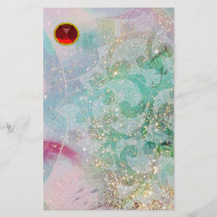 PAPETERIE VAGUES ROUGE RUBY